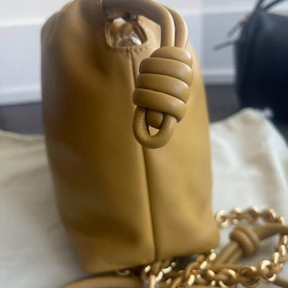 Loewe Medium Flamenco Bag in Sahara colour - Picture 10 of 11